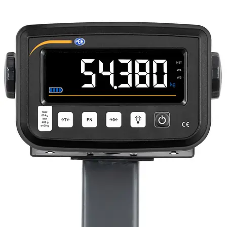 Plattformwaage Display