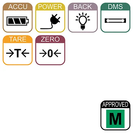 Präzisionswaage Icons