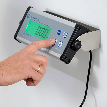 Waage mit Software Anwendung
