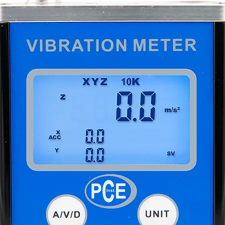 Vibrationsmesser Display