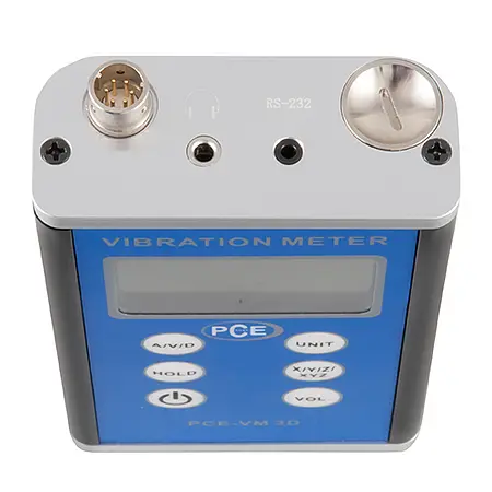 Vibrationsmesser Anschlüsse