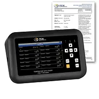 12-kanałowy termometr z sondą PCE-T 1220-ICA 