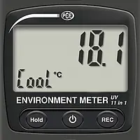 Flügelradanemometer PCE-EM 890 Display