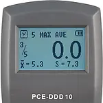 Durometr shora D PCE-DDD 10, wyświetlacz graficzny