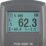 Durometr shora O PCE-DDO 10, wyświetlacz graficzny