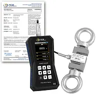 Dynamometr PCE-DFG 10K X-ICA wraz z certyfikatem kalibracji ISO 