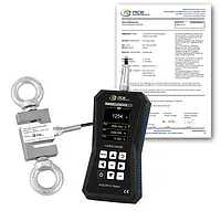 Dynamometr PCE-DFG 2K5 X-ICA wraz z certyfikatem kalibracji ISO 