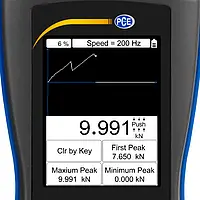 Displaydarstellung Dynamometer PCE-DFG NF 10K