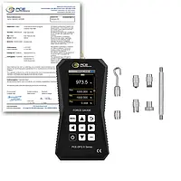 Miernik siły zamykania PCE-DFG 1000 X-ICA wraz z certyfikatem kalibracji ISO 