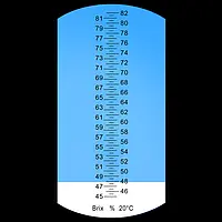 Skala vom Refraktometer PCE-4582
