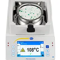 Warnhinweis der präzisions Digitalwaage PCE-MA 50X