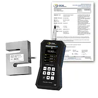 Siłomierz / Niutonometr PCE-DFG 20K X-ICA wraz z certyfikatem kalibracji ISO 