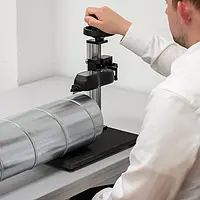 Materialprüfstand für Rauhigkeitsmessgerät Anwendung