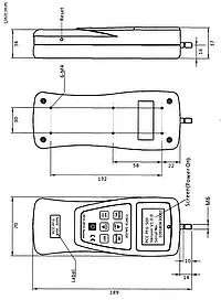 Abmessungen Durometer