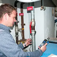 Messung an einer Versorgungsleitung