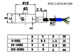 Kraftsensor PCE-C-R19LFC Serie 5-500 kg