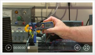 Vídeo da mini pinça amperimétrica PCE-DC 3.