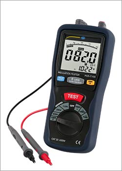 Instrumento de medição elétrica / Medidor de isolamento