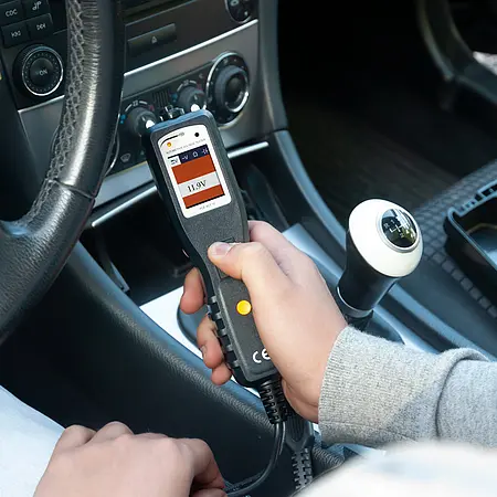 Medidor automotivo - Imagem de uso