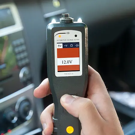 Aparelho automotivo - Imagem de uso