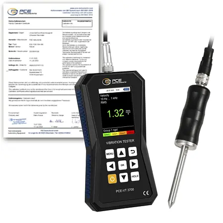 Acelerômetro PCE-VT 3700S-ICA