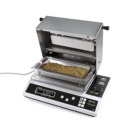 Analisador de umidade - Imagem de uso