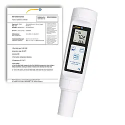 Analisador de água - incl. certificado de calibração ISO