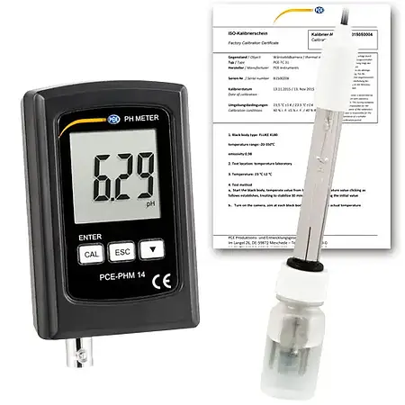 Analisador de água - incl. certificado de calibração ISO