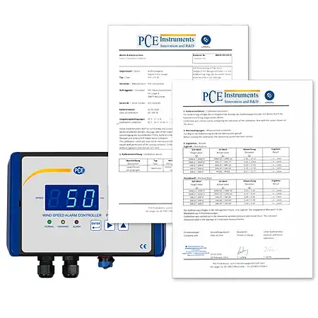 Anemômetro - Certificado ISO