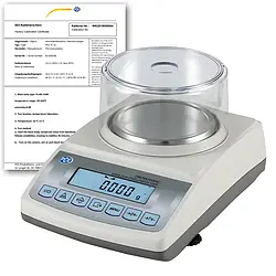 Balança de cozinha - inclui certificado de calibração ISO
