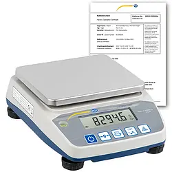Balança de mesa - inclui certificado de calibração ISO