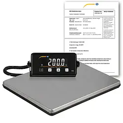 Balança de plataforma - incl. certificado de calibração ISO