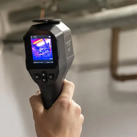 Câmara termográfica / Câmera termográfica Imagem de aplicação