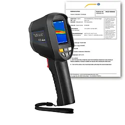 Câmera termográfica inclui certificado de calibração ISO