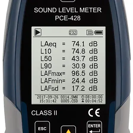 Data logger - Display