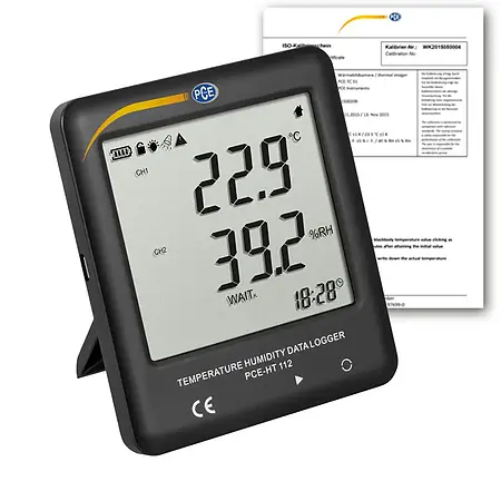 Data logger - inclui certificado de calibração ISO