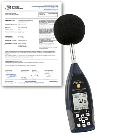 Decibelímetro (Decibel meter) PCE-428-ICA