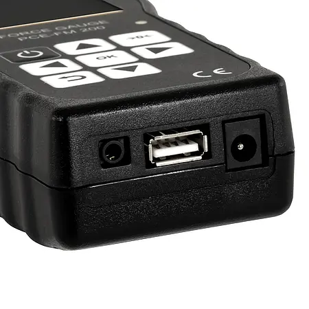 Equipamento de teste para materiais plásticos - Interface