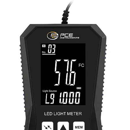 Fotômetro LED - Display