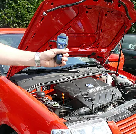 Medidor automotivo - Imagem de uso