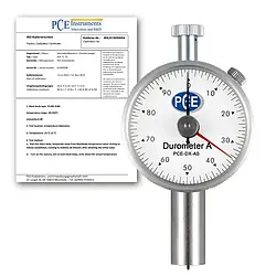 Medidor de dureza - Inclui certificado de calibração ISO