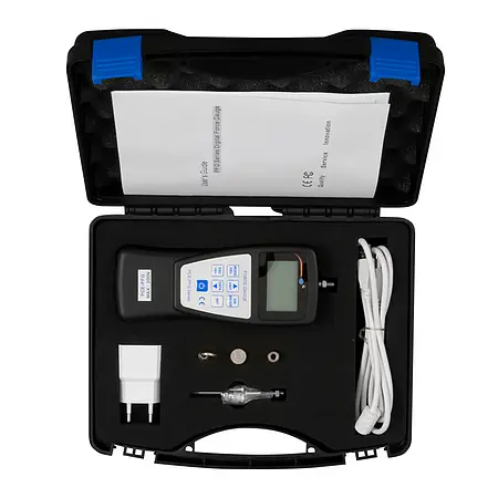 Medidor de força - Conteúdo da remessa