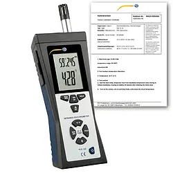 Medidor de ponto de orvalho - inclui certificado de calibração ISO