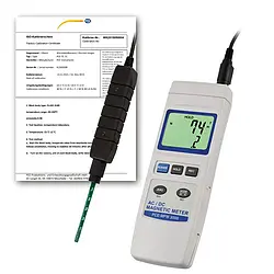 Medidor de radiação - incl. certificado de calibração ISO