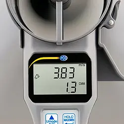 Medidor de vazão ultrassônico - Display LCD