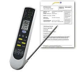 Medição de temperatura Termômetro infravermelho - inclui ISO