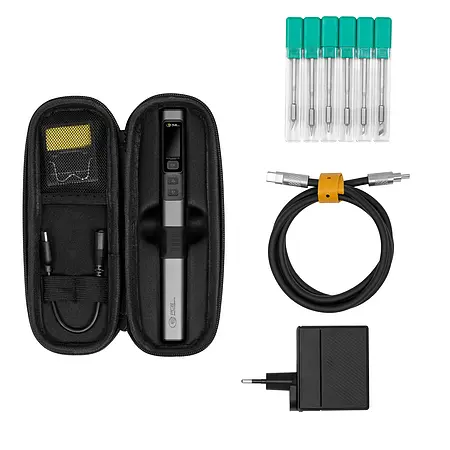 Mini ferro de solda - Conteúdo da remessa