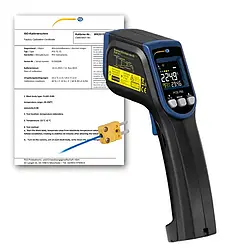 Pirômetro - inclui certificado de calibração ISO
