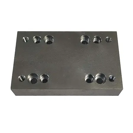 Placa adaptadora para a máquina de ensaio 