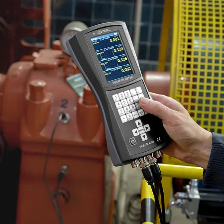 Sensor de vibração - Imagem de uso